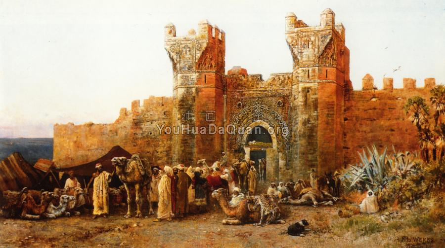 Gate of Shehal Morocco - 埃德温·罗德·威克斯